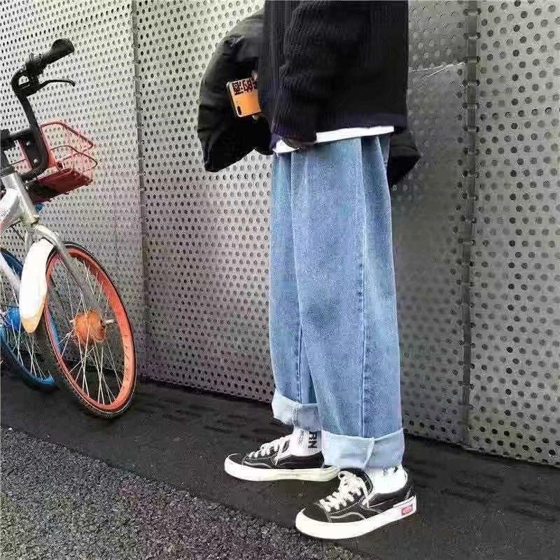 OverSize Pants Mouth Kpop Clothes Hip Hop Long Retro Jeans Men Loose Straight Leg Pants Casual man male, Light blue
OverSize Pants Mouth Kpop Clothes Hip Hop Long Retro Jeans Men Loose Straight Leg Pants Casual man male, Light blue