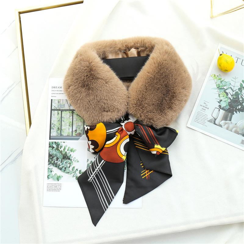 2020 New Simplicity Long silk Scarf Women Elegant kerchief Luxury Fur Collar Scarf Ladies Thick Neck Warmer Coat Hiver Echarpe
2020 New Simplicity Long silk Scarf Women Elegant kerchief Luxury Fur Collar Scarf Ladies Thick Neck Warmer Coat Hiver Echarpe