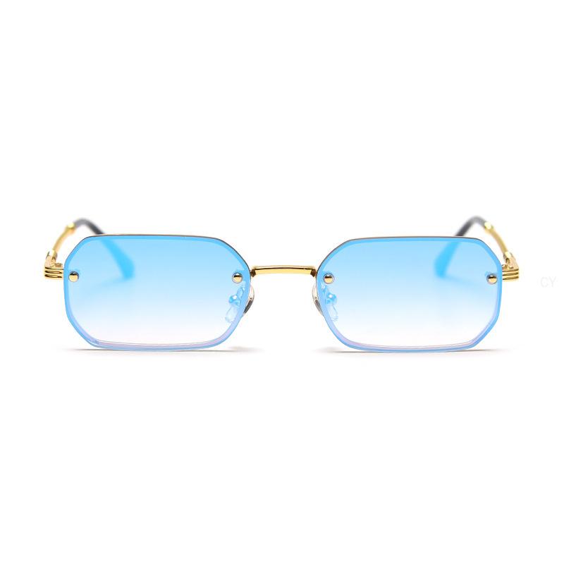 Gold Rectangular Sunglasses Rimless Man Metal Uv400 Fashion Square Sun Glasses for Women 2021 Summer Gift FML
Gold Rectangular Sunglasses Rimless Man Metal Uv400 Fashion Square Sun Glasses for Women 2021 Summer Gift FML