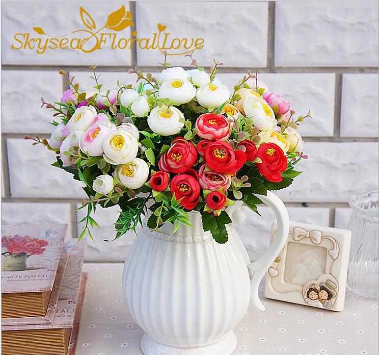 Artificial flowers 10 heads silk rose flower buds silk flowers for home decoration artificial flower decor, White
Artificial flowers 10 heads silk rose flower buds silk flowers for home decoration artificial flower decor, White