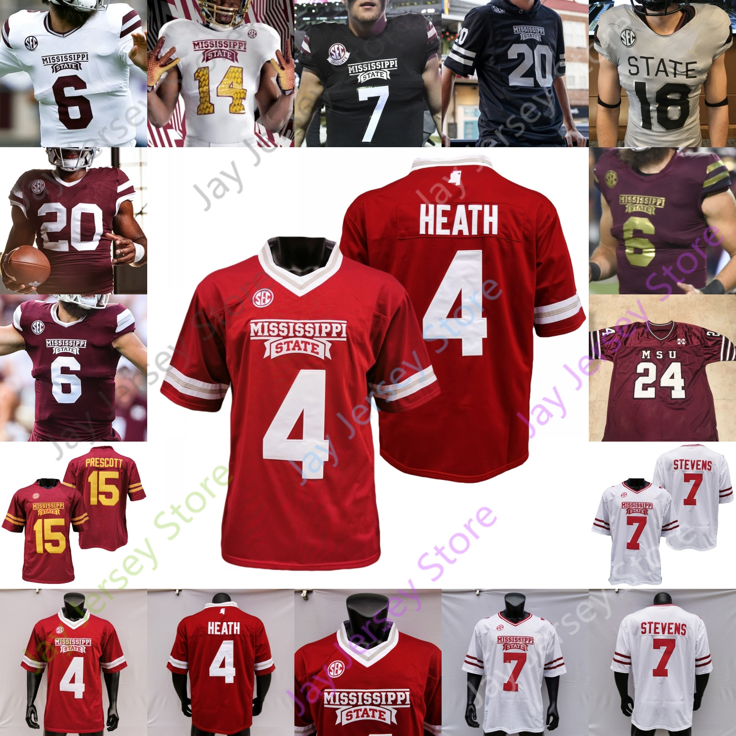 Mississippi State Bulldogs MSU Football Jersey NCAA College Dak Prescott Fletcher Cox Kylin Hill Osirus Mitchell Costello Payton Spencer, Red iii 2020
Mississippi State Bulldogs MSU Football Jersey NCAA College Dak Prescott Fletcher Cox Kylin Hill Osirus Mitchell Costello Payton Spencer, Red iii 2020