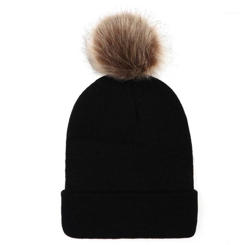 Fashion Adult Women Keep Warm Winter Fur Ball Knitted Wool Beanie Hemming Hat Cap Hats For Women Pullover Caps bonnet hiver1, Brown
Fashion Adult Women Keep Warm Winter Fur Ball Knitted Wool Beanie Hemming Hat Cap Hats For Women Pullover Caps bonnet hiver1, Brown