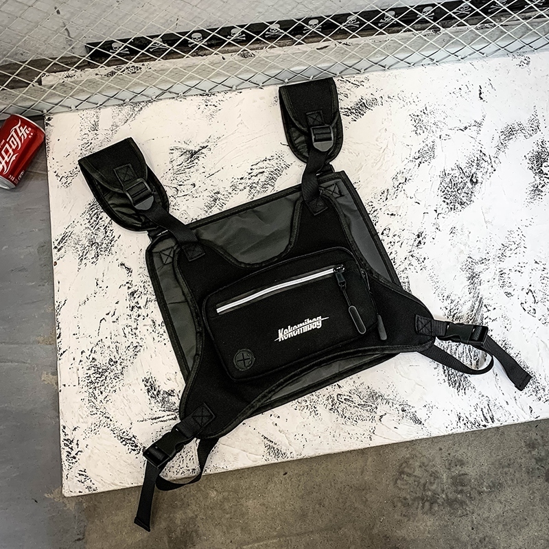 Chest Rig Bag For Women Hip Hop Ms Streetwear Waist Bags Tactical Vest Female Tactical Chest Pack Casual Fanny Pack Phone Pocket 201118