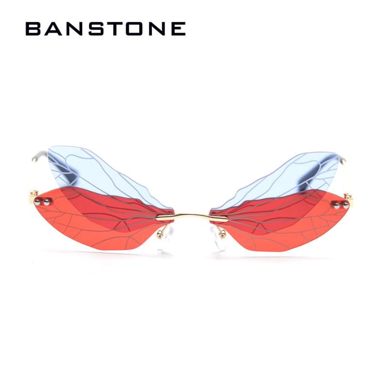 Sunglasses BANSTONE Fashion Rimless Dragonfly Women Vintage Clear Ocean Lens Eyewear Men Pink Yellow Sun Glasses Shades UV400
Sunglasses BANSTONE Fashion Rimless Dragonfly Women Vintage Clear Ocean Lens Eyewear Men Pink Yellow Sun Glasses Shades UV400