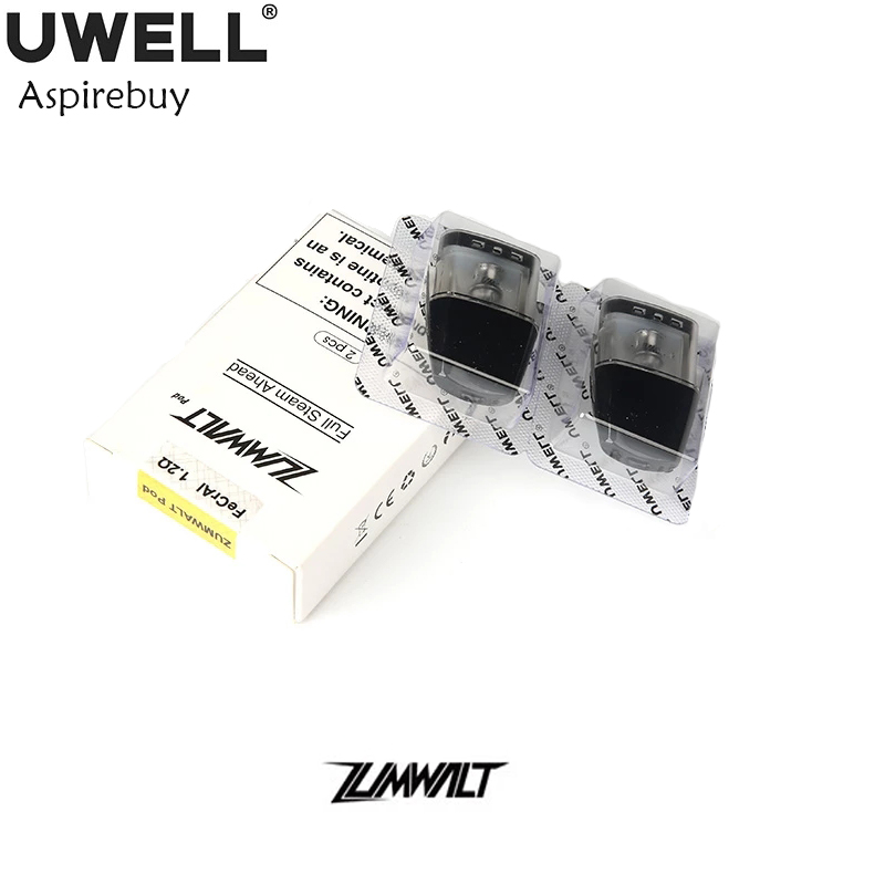 UWELL Zumwalt Pod 2Pcs/Pack 1.2ohm Refillable Cartridge Suitable for Zumwalt Pod System E-cigarette Kit Vape Pod Vaporizer Authentic
UWELL Zumwalt Pod 2Pcs/Pack 1.2ohm Refillable Cartridge Suitable for Zumwalt Pod System E-cigarette Kit Vape Pod Vaporizer Authentic