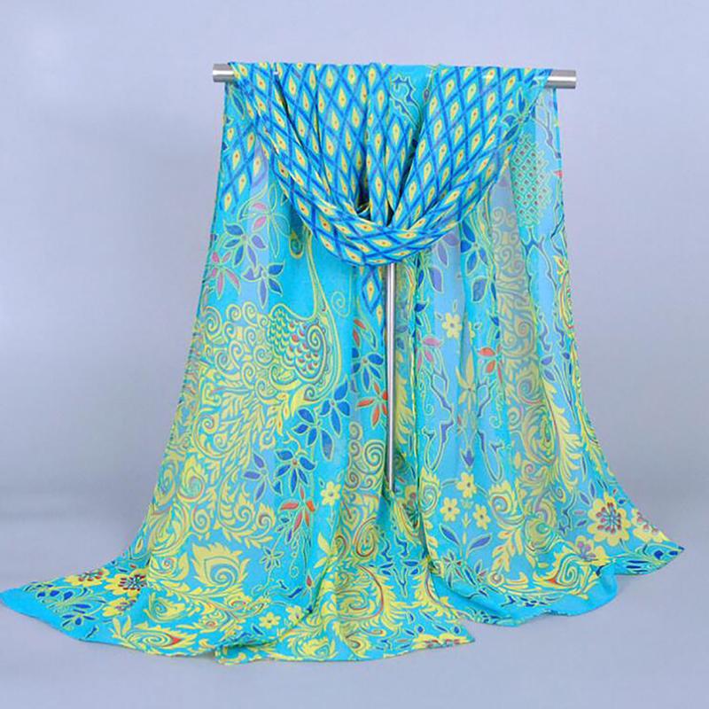 India bohemian beach peacock chiffon scarf with print long scarves for women wraps shawl head band stole 160x50cm
India bohemian beach peacock chiffon scarf with print long scarves for women wraps shawl head band stole 160x50cm