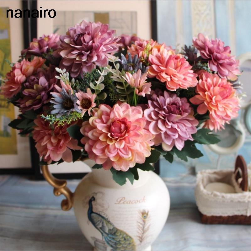 7 Heads ChrysanthemumGerbera Flower Bouquet Artificial Silk Flower Rose Bouquet Wedding Home Party Decoration Fake daisy, Purple
7 Heads ChrysanthemumGerbera Flower Bouquet Artificial Silk Flower Rose Bouquet Wedding Home Party Decoration Fake daisy, Purple