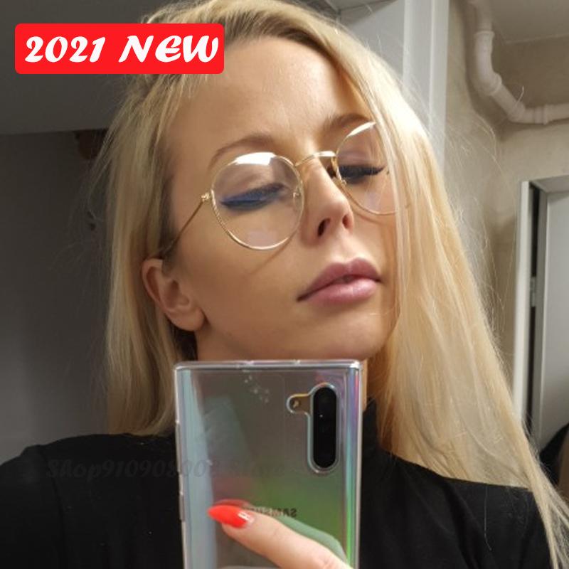 Fashion Sunglasses Frames 2021 Round Glasses Frame Women Vintage Clear Lens Eyeglasses Women/Men Metal Lentes De Lectura Mujer
Fashion Sunglasses Frames 2021 Round Glasses Frame Women Vintage Clear Lens Eyeglasses Women/Men Metal Lentes De Lectura Mujer