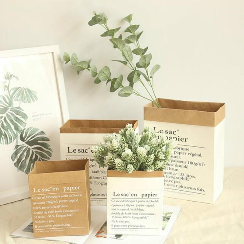 Europe Style Multi Kraft Paper Plant Vase Desktop Flower Pot Wedding Decorative Home Decoration Storage Accessories, S white
Europe Style Multi Kraft Paper Plant Vase Desktop Flower Pot Wedding Decorative Home Decoration Storage Accessories, S white