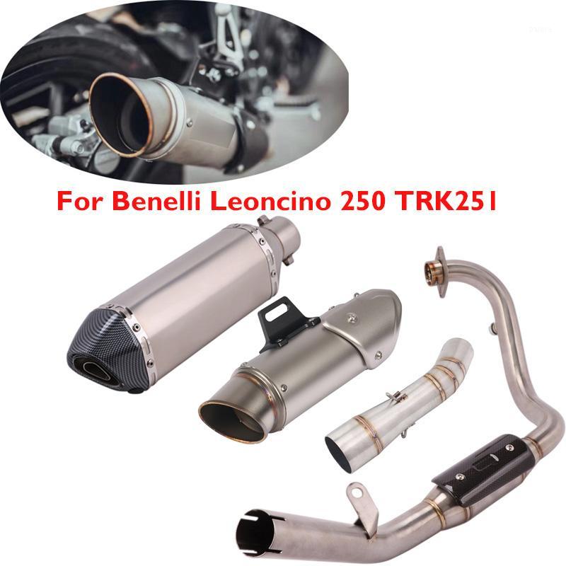 Slip on Motorcycle Exhaust Muffler Escape Pipe Tip Header Front Middle Link Pipe for Benelli Leoncino 250 TRK2511
Slip on Motorcycle Exhaust Muffler Escape Pipe Tip Header Front Middle Link Pipe for Benelli Leoncino 250 TRK2511