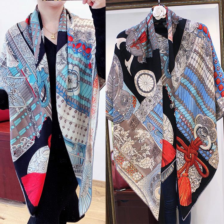 Womens Luxury 30% Silk & 70% Cashmere scarf Velvet Shawl Cappa Poncho Big Square Scarf Wrpas Bandana Retro National Style
Womens Luxury 30% Silk & 70% Cashmere scarf Velvet Shawl Cappa Poncho Big Square Scarf Wrpas Bandana Retro National Style