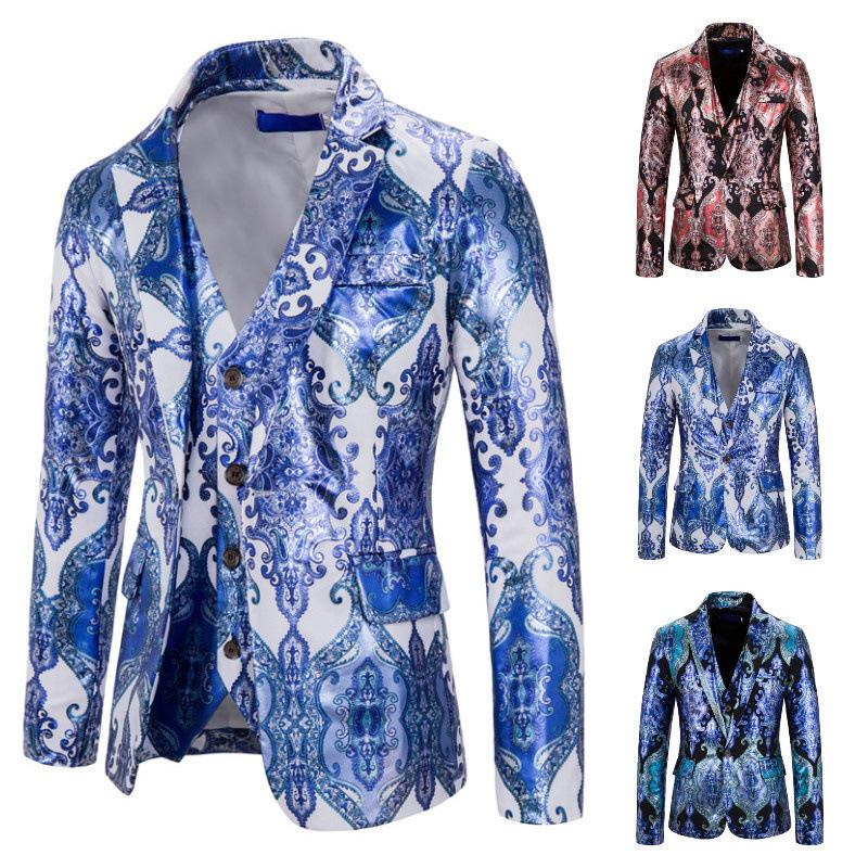 Men' Printed Blazers Lapel Single Breasted Printed Personality Fashion Autumn Spring Party Stage Singers Prom Male Suit, The inter
Men' Printed Blazers Lapel Single Breasted Printed Personality Fashion Autumn Spring Party Stage Singers Prom Male Suit, The inter
