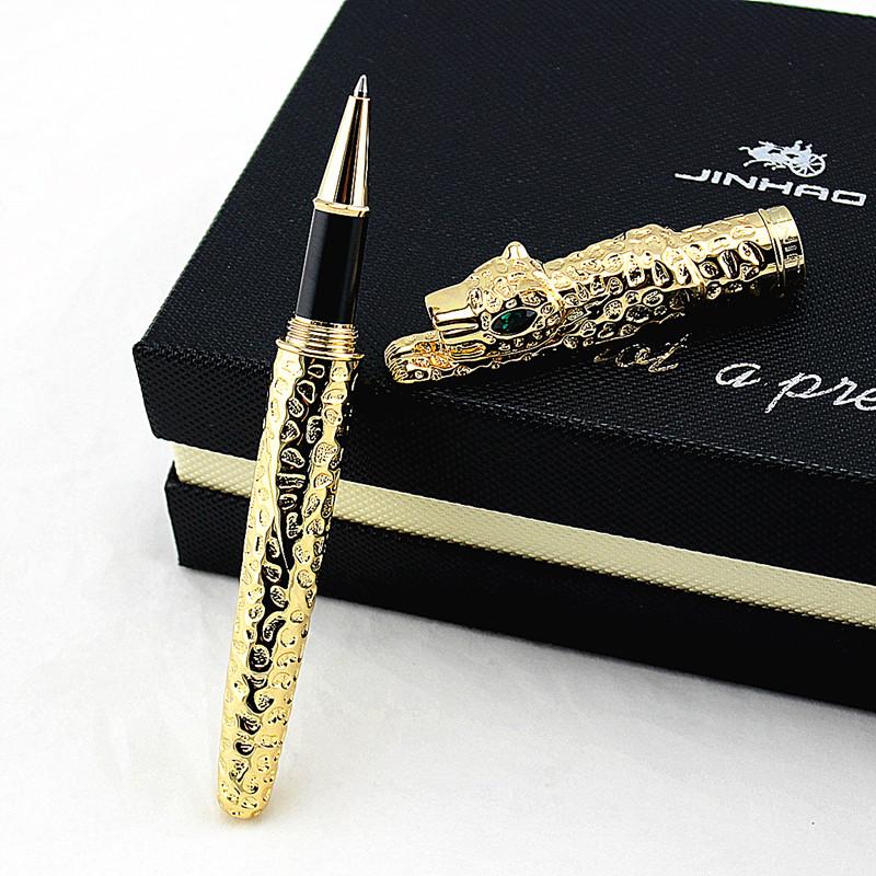 New Jinhao Cheetah Full Metal Golden Rollerball Pen Luxurious Exquisite Advanced Writing Gift Pen for Business Graduate Office
New Jinhao Cheetah Full Metal Golden Rollerball Pen Luxurious Exquisite Advanced Writing Gift Pen for Business Graduate Office