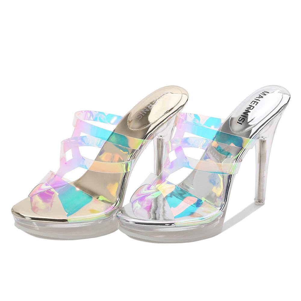2020 Flip-flops Ladies Half-wearing Transparent Sexy Color High-heel Party 12 in Open-toed Shoes Women's Slippers X89i, Gold
2020 Flip-flops Ladies Half-wearing Transparent Sexy Color High-heel Party 12 in Open-toed Shoes Women's Slippers X89i, Gold