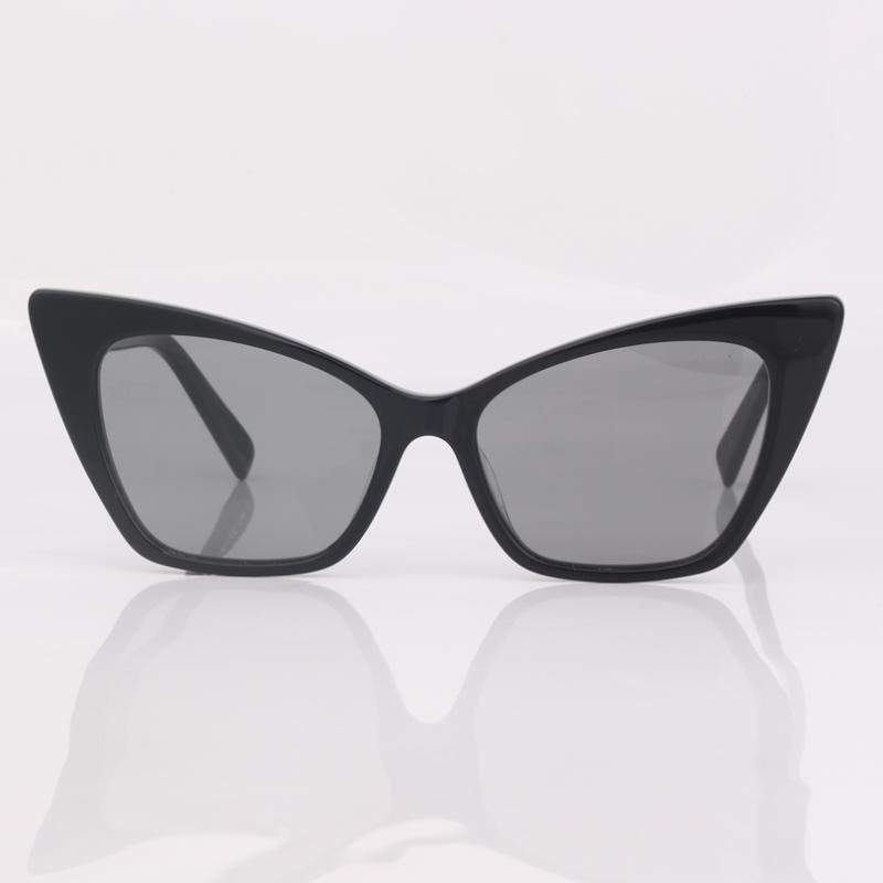 Acetate black frame grey lens Cat eye sunglasses women fashion women eye wear
Acetate black frame grey lens Cat eye sunglasses women fashion women eye wear