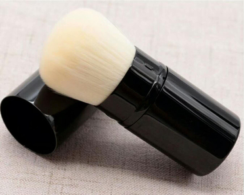 epacket LES BELGES single brush RETRACTABLE KABUKI with retail Box Package Makeup Blendersingle brushes