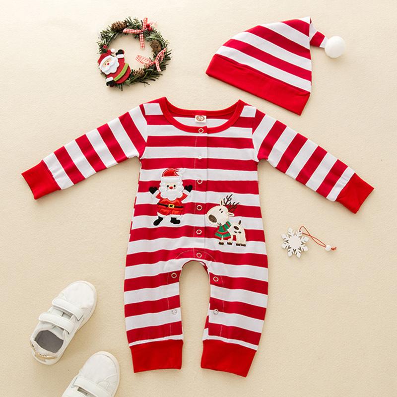 Infant Newborn Baby Girl Boys Striped Christmas Jumpsuit Playsuit Romper Clothes ropa baby kids children Bodysuit Jumpsuit, Rd
Infant Newborn Baby Girl Boys Striped Christmas Jumpsuit Playsuit Romper Clothes ropa baby kids children Bodysuit Jumpsuit, Rd