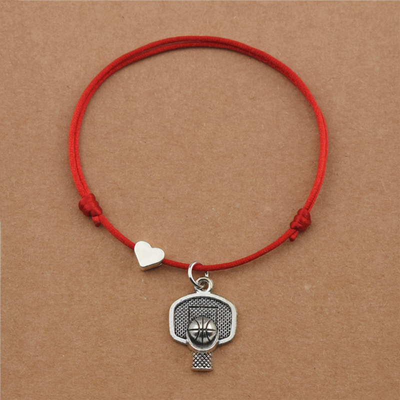 Sports Heart Charm Love Basketball Backboard Stands Hoop Pendant Bracelets for Basketball Lover Women Men Couple Jewelry Gifts
Sports Heart Charm Love Basketball Backboard Stands Hoop Pendant Bracelets for Basketball Lover Women Men Couple Jewelry Gifts