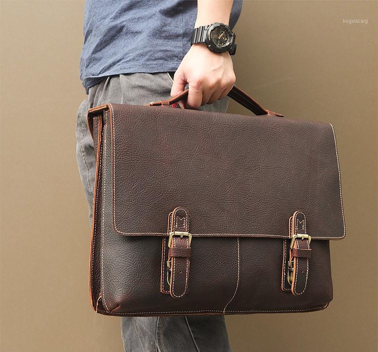 MAHEU Men Briefcase Bag Genuine Leather Laptop Bag For 17 Inch Double Layer Working Totes For Men Male Layer Hand1, Brown (42cm)
MAHEU Men Briefcase Bag Genuine Leather Laptop Bag For 17 Inch Double Layer Working Totes For Men Male Layer Hand1, Brown (42cm)