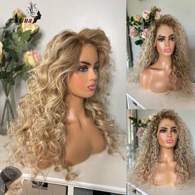 613 Loose Wave Lace Wig Pre Plucked HD Transparent Glueless Weave Remy Human Hair Wigs For Black Women 180 Dencity Closure Atina, As pic
613 Loose Wave Lace Wig Pre Plucked HD Transparent Glueless Weave Remy Human Hair Wigs For Black Women 180 Dencity Closure Atina, As pic