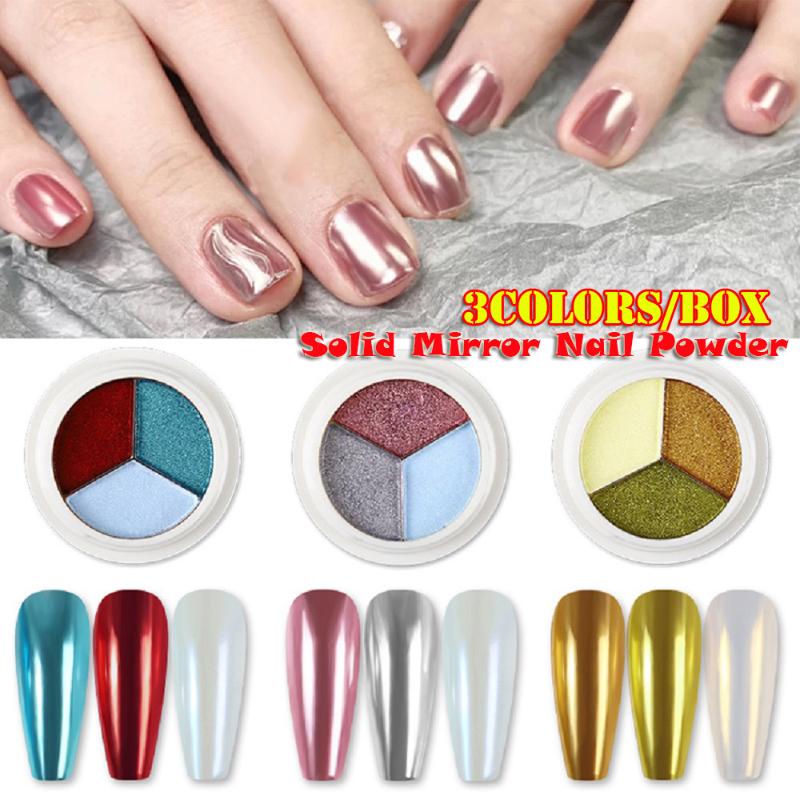 3Colors/Box Solid Magic Mirror Effect Nail Powder Shiny Nails Glitter Dust Holo Nail Art Chrome Pigment Aurora Design with Brush
3Colors/Box Solid Magic Mirror Effect Nail Powder Shiny Nails Glitter Dust Holo Nail Art Chrome Pigment Aurora Design with Brush