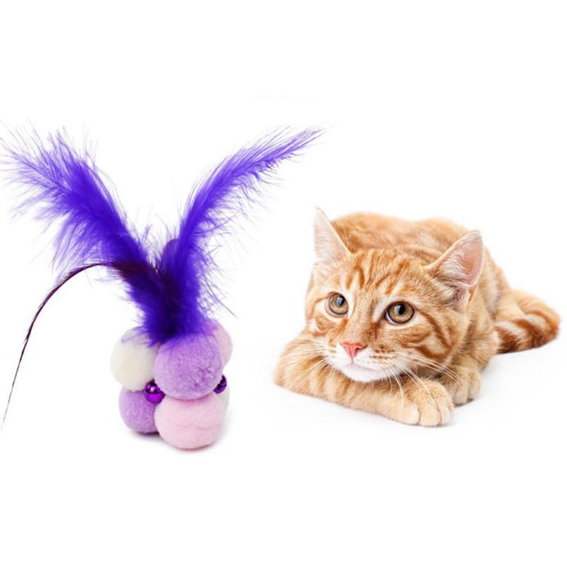 Elastic Plush Cat Balls Toy Fun Gradient Color Feather Toys With Bell Nteractive Kitten Teaser Indoor Exerciser Pet Toys
Elastic Plush Cat Balls Toy Fun Gradient Color Feather Toys With Bell Nteractive Kitten Teaser Indoor Exerciser Pet Toys