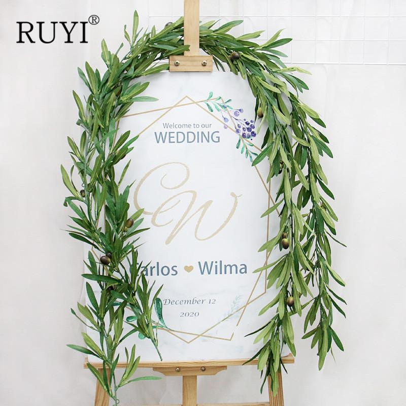 Hanging Olive Leaf With Fruit Garland Artificial Vine Garland Decorations Christmas Wreath Home Decor Green Rattan Fake Flower
Hanging Olive Leaf With Fruit Garland Artificial Vine Garland Decorations Christmas Wreath Home Decor Green Rattan Fake Flower