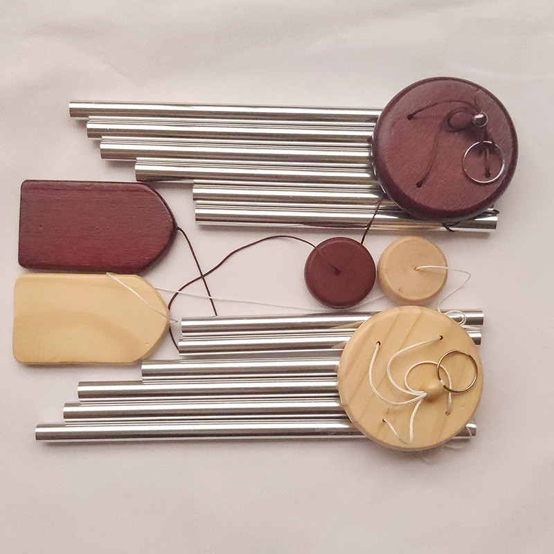 Wood metal Wind Chime small 6-Tube balcony Hangings door decoration steps and step high rising aeolian bells FF496
Wood metal Wind Chime small 6-Tube balcony Hangings door decoration steps and step high rising aeolian bells FF496