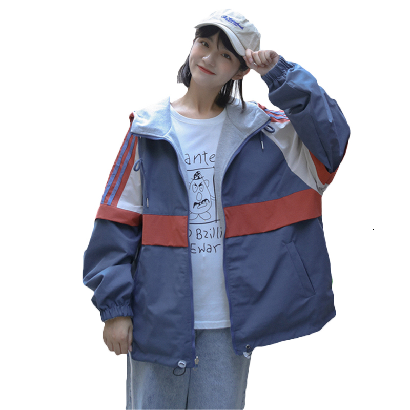2021 New Spring Fall Jacket with Hood Women's Jackets Winter Style Bf Thick Wind Short Outerwear M850 GGTY, Blue
2021 New Spring Fall Jacket with Hood Women's Jackets Winter Style Bf Thick Wind Short Outerwear M850 GGTY, Blue