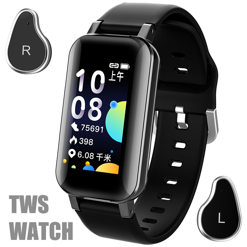 High fidelity sound quality 2 in 1 smart watch TWS headphones sports and health monitoring
High fidelity sound quality 2 in 1 smart watch TWS headphones sports and health monitoring