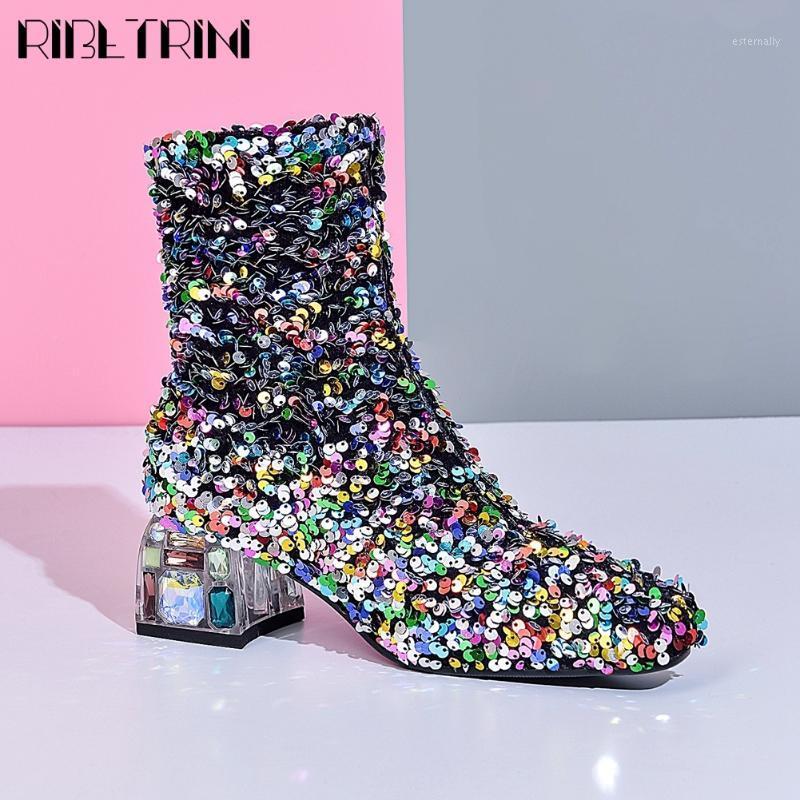 RIBETRINI Bling Girl Squaer Heel Party Dress Clubwear Shoes Fahsion Round Toe Slip On Ankle Women Boots Color Boots1, Multicolor
RIBETRINI Bling Girl Squaer Heel Party Dress Clubwear Shoes Fahsion Round Toe Slip On Ankle Women Boots Color Boots1, Multicolor
