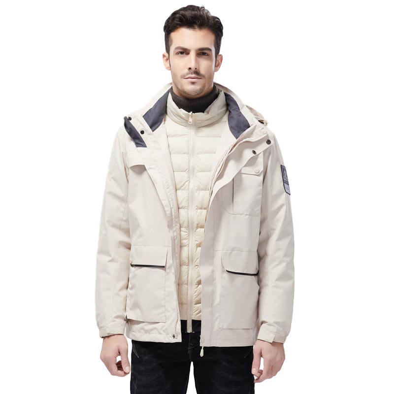 Men Jacket casual jackets Waterproofing online protect against the wind and cold Detachable Clothes lining Three ways to wear it all in one, Gray
Men Jacket casual jackets Waterproofing online protect against the wind and cold Detachable Clothes lining Three ways to wear it all in one, Gray