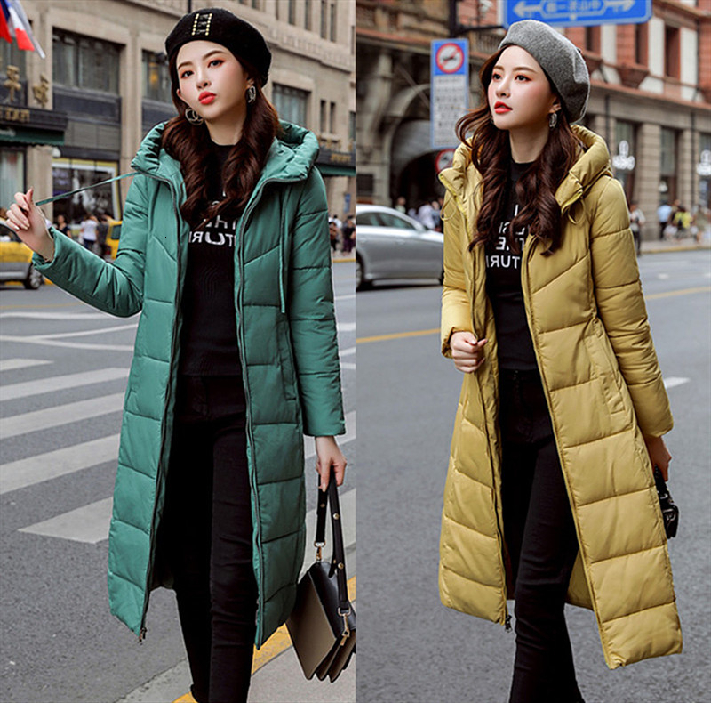 6xl Hooded Long Women Winter Padded Large Plus Size Female Red White Winter Coat Hollow Cotton Warm Parka Oversize Windbreaker 201019