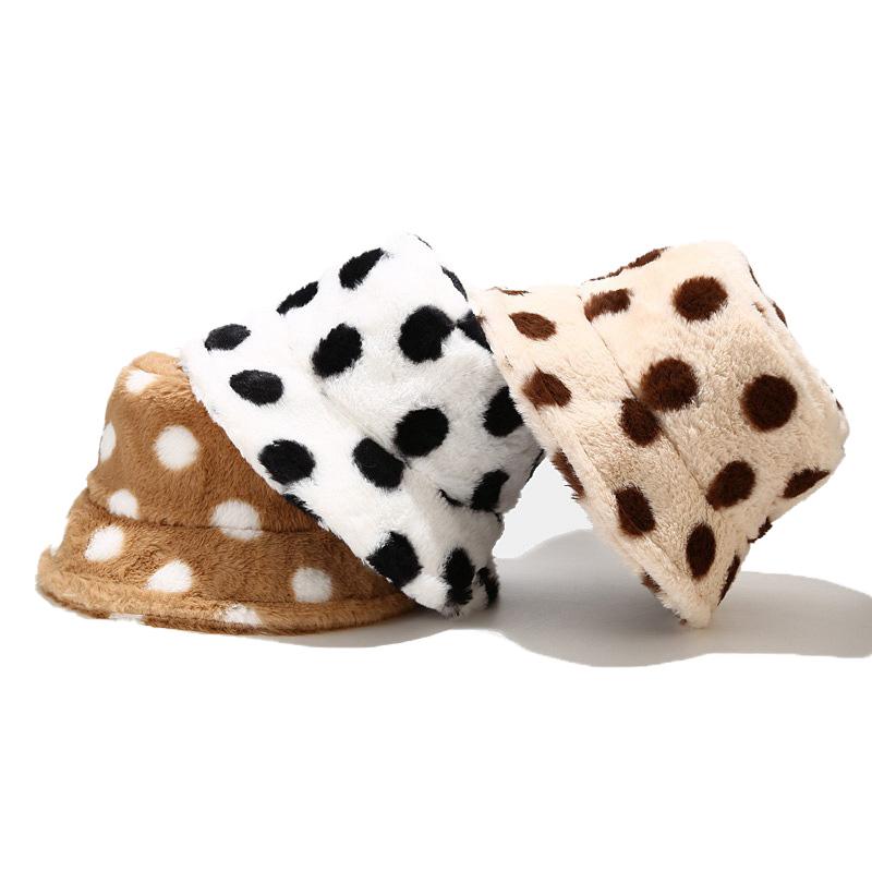 Little Dot Fisherman Hat Outdoor Travel Versatile Plush Warm Basin Hat Faux Fur Sunshade Big Brim Bucket Autumn Winter, White
Little Dot Fisherman Hat Outdoor Travel Versatile Plush Warm Basin Hat Faux Fur Sunshade Big Brim Bucket Autumn Winter, White