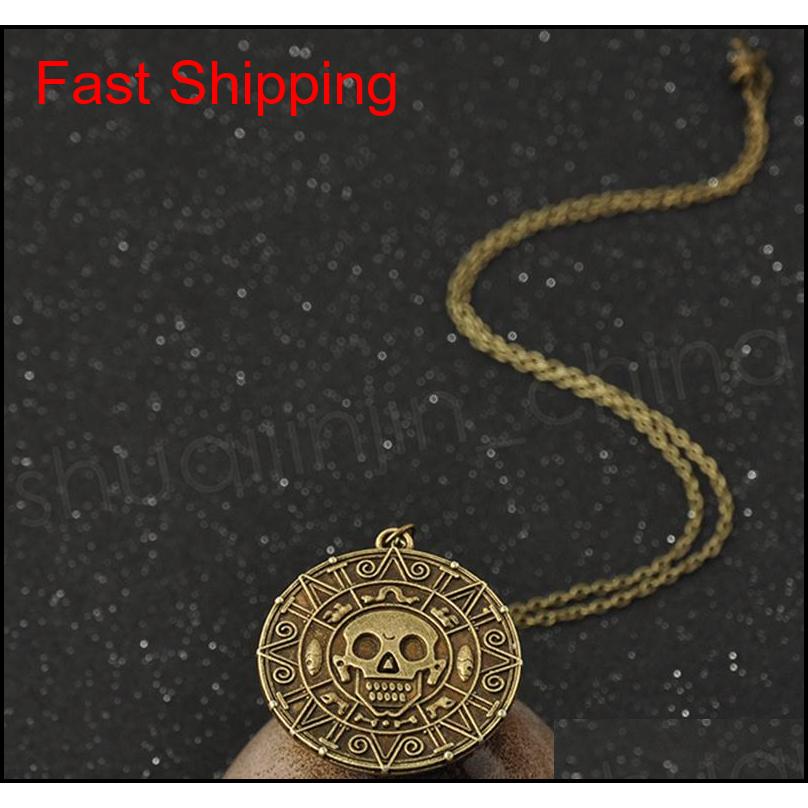 Other Fashion Accessories Vintage Bronze Coin Pirate CharmsOther Aztec Necklace Men'S Movie Pendant Necklaces For Lady Xmas Gift
Other Fashion Accessories Vintage Bronze Coin Pirate CharmsOther Aztec Necklace Men'S Movie Pendant Necklaces For Lady Xmas Gift