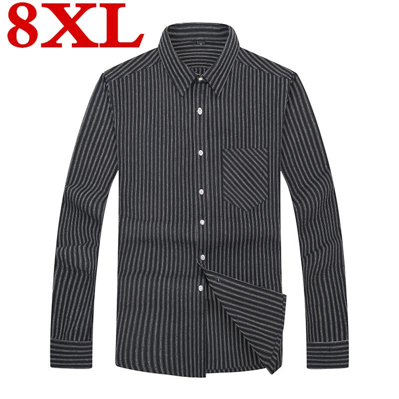 Plus size 8XL 7XL 6XL 5XL Men stripe Shirt Spring New Arrival Button Down Collar Long Sleeve Slim Fit Mens Business Shirts, Black
Plus size 8XL 7XL 6XL 5XL Men stripe Shirt Spring New Arrival Button Down Collar Long Sleeve Slim Fit Mens Business Shirts, Black