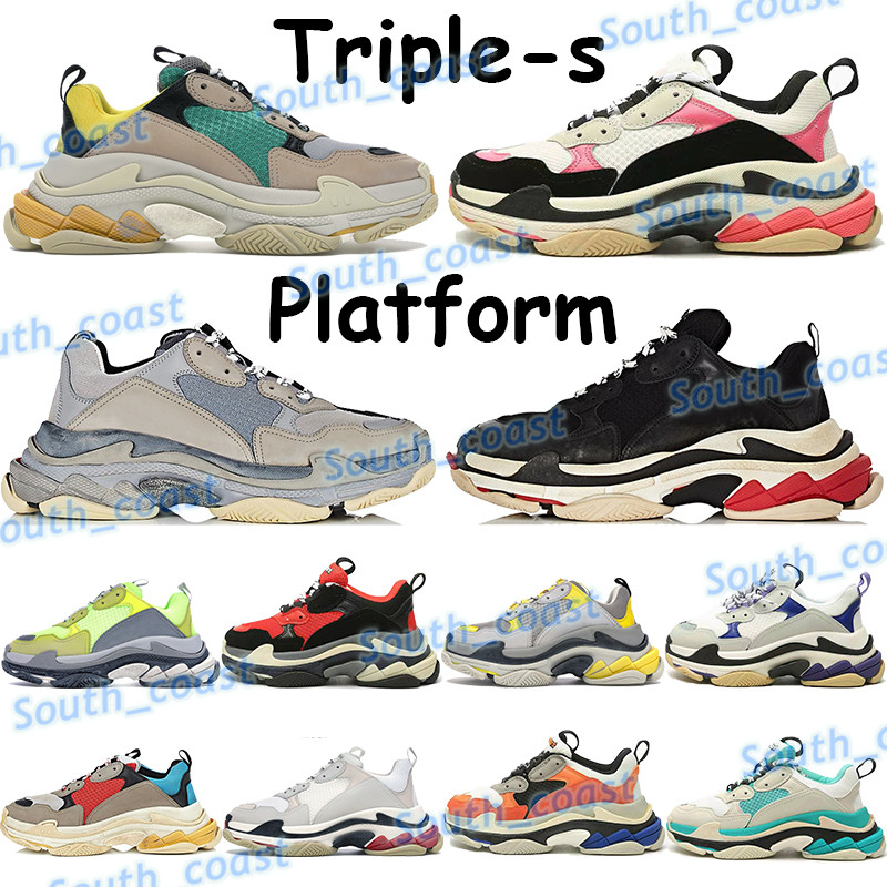 Fashion mens triple s casual shoes vintage platform sneaker blue beige green yellow white black pink rose gold light grey multi men trainers, Bubble wrap packaging
Fashion mens triple s casual shoes vintage platform sneaker blue beige green yellow white black pink rose gold light grey multi men trainers, Bubble wrap packaging