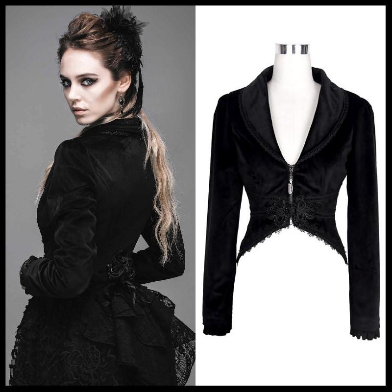 Devil Fashion Women Gothic Swallow-tailed Party Jacket Coat Steampunk Court Lace Short Jacket, Black
Devil Fashion Women Gothic Swallow-tailed Party Jacket Coat Steampunk Court Lace Short Jacket, Black