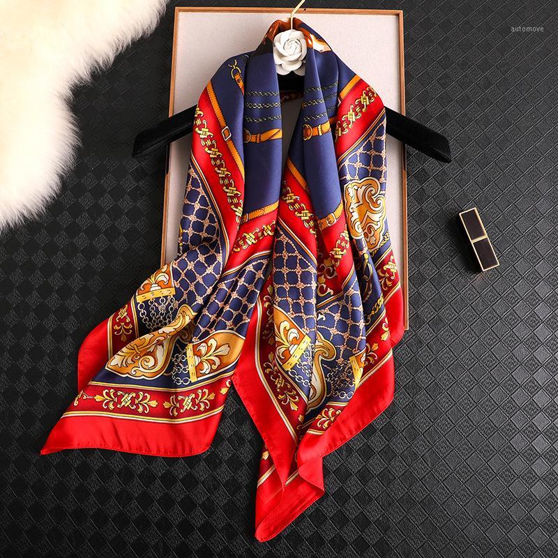 2020 scarves 90cm Square summer soft print silk muffler women fashion gift hijab lady shawl beach Kerchief1
2020 scarves 90cm Square summer soft print silk muffler women fashion gift hijab lady shawl beach Kerchief1