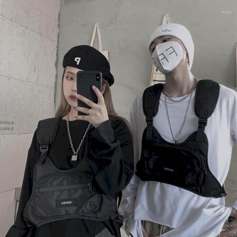 New Sleeveless Vest Style Chest Bag Solid Unisex Lightweight Organizers Tops With Ziper Pockets Gothic Clothing Tiktok Clothes1
New Sleeveless Vest Style Chest Bag Solid Unisex Lightweight Organizers Tops With Ziper Pockets Gothic Clothing Tiktok Clothes1