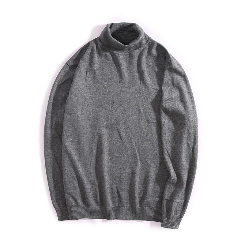 GXXH Spring and Autumn Plus Size 2xl-5XL 6xl 7xl 8XL big men's wear trendy sweater loose Turtleneck plus thin knitted Sweaters 201203