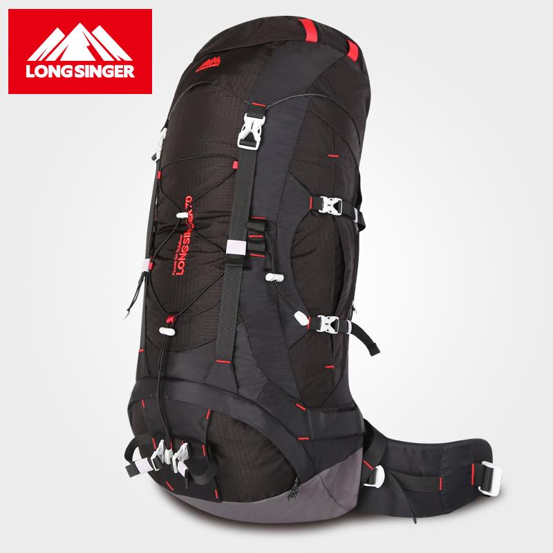 Longsinger Outdoor backpack professional mountaineering bag 70L vlsivery large capacity travel backpack, Red color
Longsinger Outdoor backpack professional mountaineering bag 70L vlsivery large capacity travel backpack, Red color