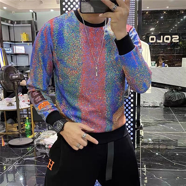 New Men Winter Hoodies Thick Fall Sweatshirt Sequins Jumper Tops Casual Hip Hop Tee Clothing Wear Pullover Tunic Reflection, Black
New Men Winter Hoodies Thick Fall Sweatshirt Sequins Jumper Tops Casual Hip Hop Tee Clothing Wear Pullover Tunic Reflection, Black