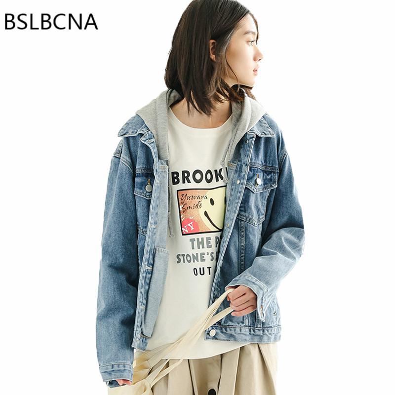 Autumn New Korean Style Water Washed Denim Coat Women Loose Hooded Jeans Jacket Student Casual Long Sleeves Clothes A165, Blue
Autumn New Korean Style Water Washed Denim Coat Women Loose Hooded Jeans Jacket Student Casual Long Sleeves Clothes A165, Blue