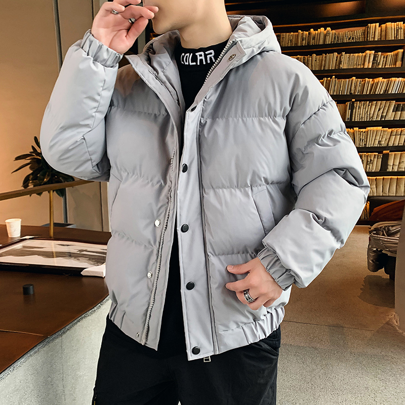 New winter thicken coat men jacket fashion cotton padded coats street thick warm jackets hooded outerwear clothes male clothing 201214