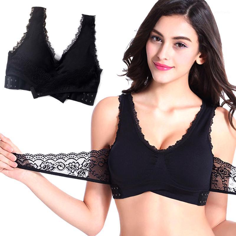 Lace Sexy Seamless Sleep Bra Anti-droop Underwear Female Gathering Button -proof Front Buckle Backless Bralette Women M-XL1, Beige
Lace Sexy Seamless Sleep Bra Anti-droop Underwear Female Gathering Button -proof Front Buckle Backless Bralette Women M-XL1, Beige
