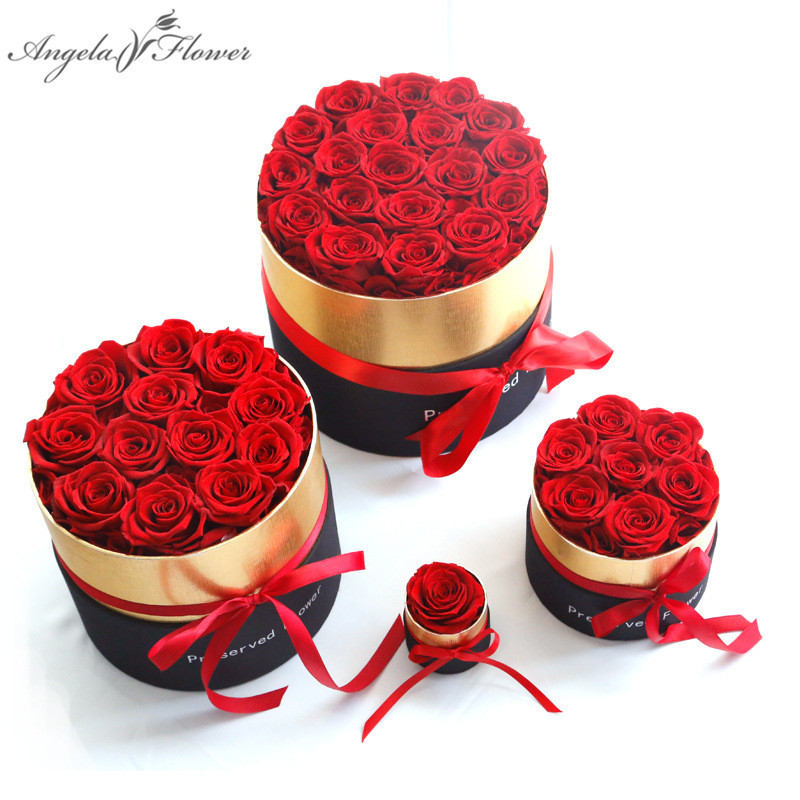 Eternal Rose in Box Preserved Real Rose Flowers With Box Set The Best Mother's Day Gift Romantic Valentines Day Gifts Wholesale T200903
Eternal Rose in Box Preserved Real Rose Flowers With Box Set The Best Mother's Day Gift Romantic Valentines Day Gifts Wholesale T200903