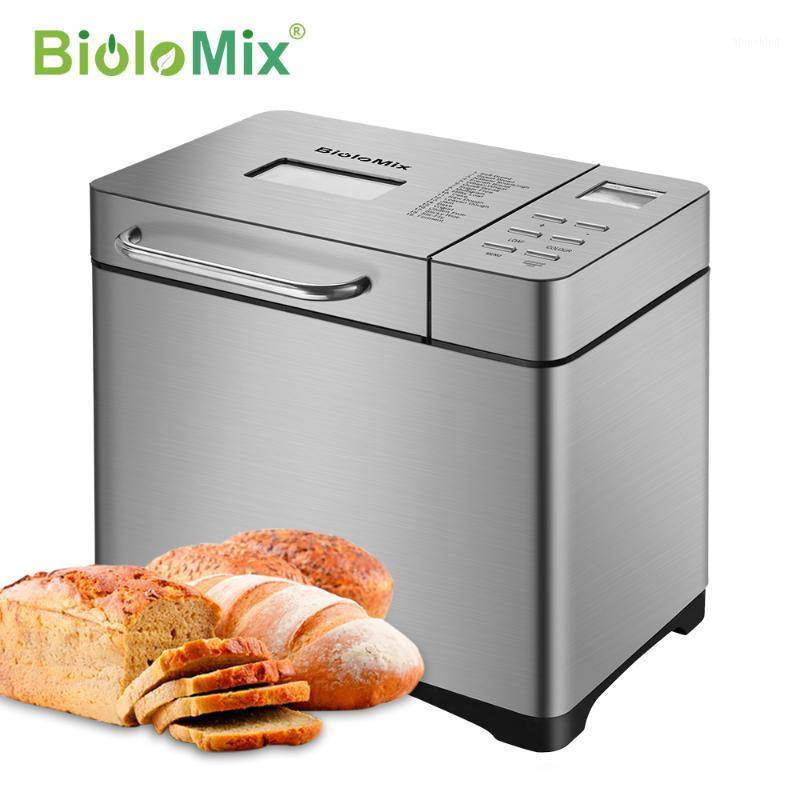 Biolomix Stainless Steel 1KG 17-in-1 Automatic Bread Maker 650W Programmable Bread Machine with 3 Loaf Sizes Fruit Nut Dispenser1
Biolomix Stainless Steel 1KG 17-in-1 Automatic Bread Maker 650W Programmable Bread Machine with 3 Loaf Sizes Fruit Nut Dispenser1