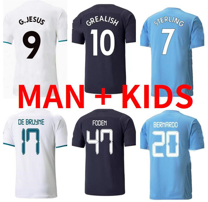 Fans Player Version GREALISH DE BRUYNE soccer jerseys 21 22 STERLING FERRAN FODEN 2021 2022 football shirts men sets kids kit uniforms, Men home player
Fans Player Version GREALISH DE BRUYNE soccer jerseys 21 22 STERLING FERRAN FODEN 2021 2022 football shirts men sets kids kit uniforms, Men home player