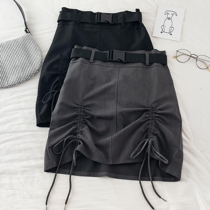 High Waist Drawstring Skirt Women Casual Fashion High Waist Slim Hip Wrap Short Skirt Bottom Female Sexy Gray Black Saias
High Waist Drawstring Skirt Women Casual Fashion High Waist Slim Hip Wrap Short Skirt Bottom Female Sexy Gray Black Saias
